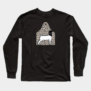 Cheetah Ear Tag - Market Goat - NOT FOR RESALE WITHOUT PERMISSION Long Sleeve T-Shirt